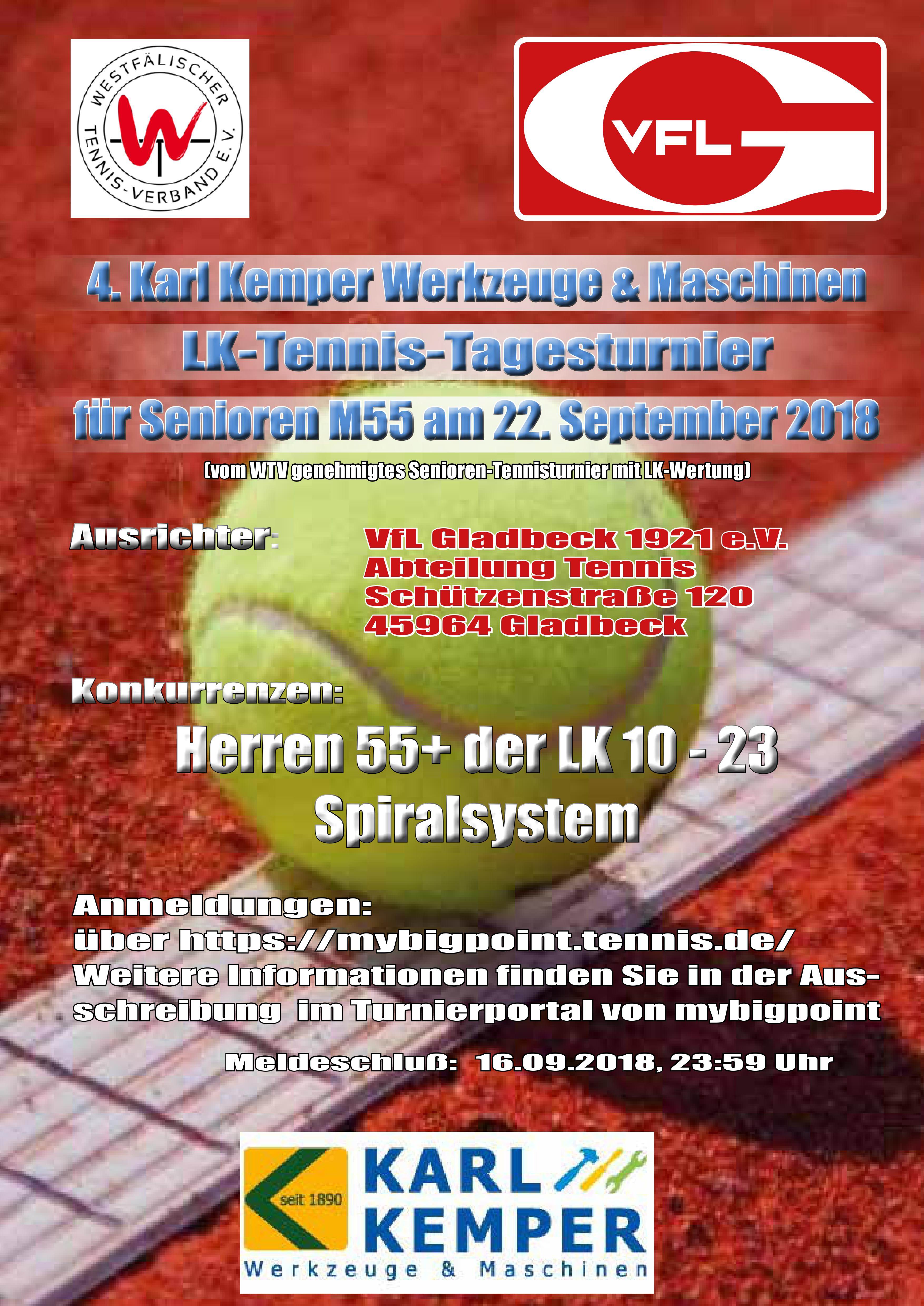 Read more about the article 4. Karl Kemper LK Tennisturnier M55